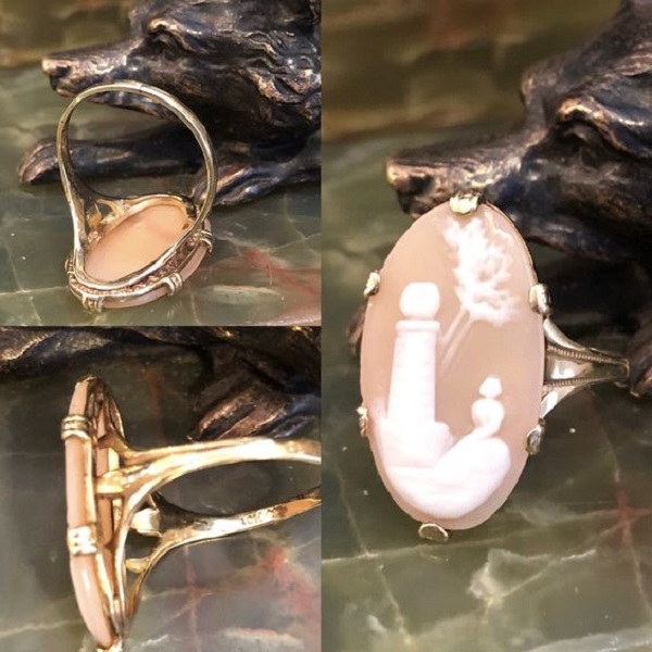 Victorian cameo ring