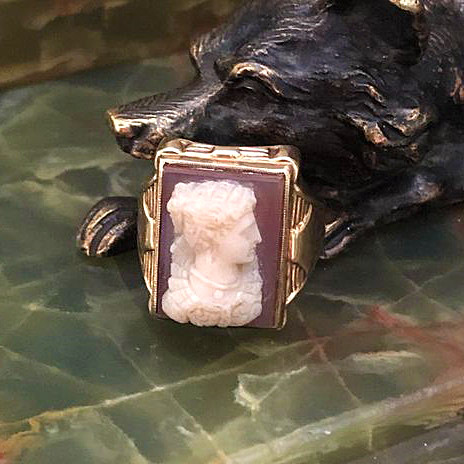 Victorian cameo ring